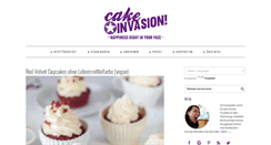 Desktop Screenshot of cakeinvasion.de