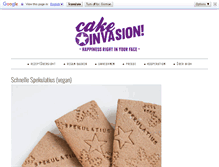 Tablet Screenshot of cakeinvasion.de